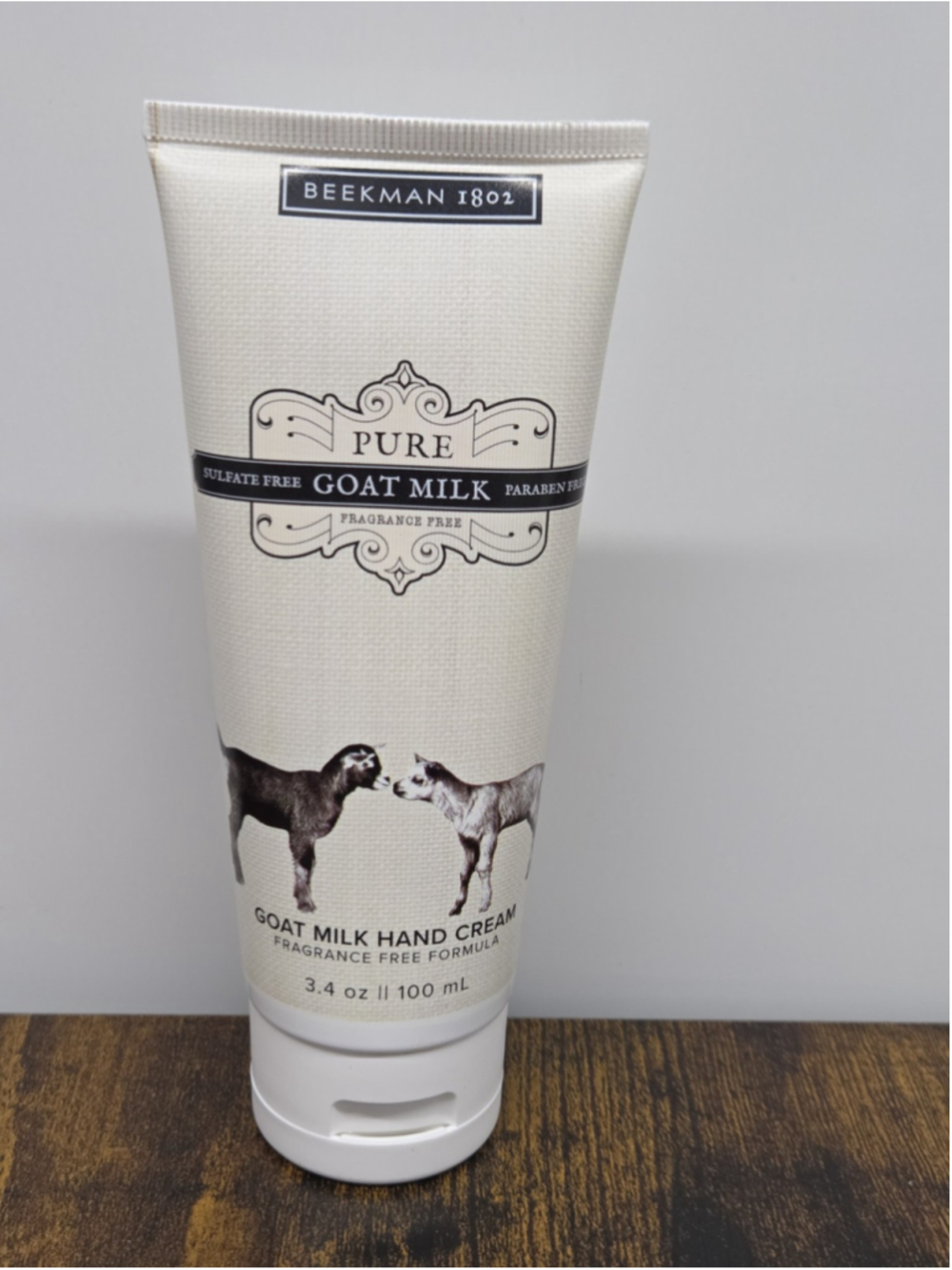 Beekman 1802 Pure Goat Milk Hand Cream, 3.4 oz, Fragrance Free Sealed